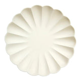 Cream Large Compostable Plates 8pk