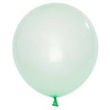 Crystal Pastel Green Balloons
