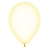 Crystal Pastel Yellow Balloons - The Party Room