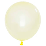 Crystal Pastel Yellow Balloons