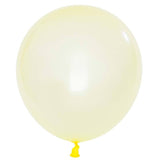 Crystal Pastel Yellow Balloons - The Party Room