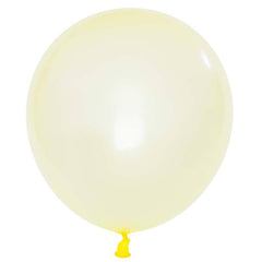 Crystal Pastel Yellow Balloons - The Party Room