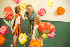 Flower Tissuepaper Decoration 3pk - The Party Room