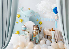 Blue Honeycomb Hot Air Balloon - The Party Room