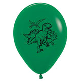 Green Dinosaur Balloons