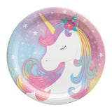 Enchanted Unicorn Plates 8pk - The Party Room