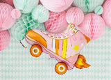 Large Pink Roller Skates Foil Balloon - The Party Room