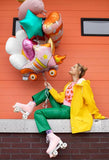 Large Pink Roller Skates Foil Balloon - The Party Room