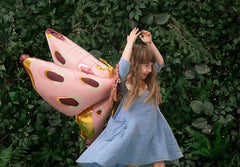 Jumbo Pink Butterfly Foil Balloon - The Party Room