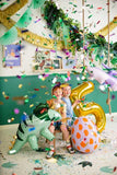 Jumbo Green Triceratops Foil Balloon - The Party Room