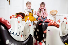 Large Rooster Foil Balloon - The Party Room