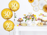 Gold 30th Birthday Foil Balloon - The Party Room