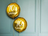 Gold 90th Birthday Foil Balloon - The Party Room