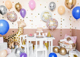 Floral Happy Birthday Round Foil Balloon - The Party Room