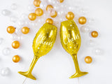 Large Champagne Glass Foil Balloon - The Party Room