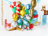 Large Red Candy Cane Foil Balloon - The Party Room