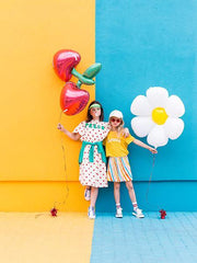 Large Daisy Foil Balloon - The Party Room