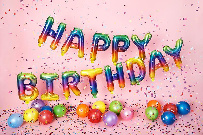 Rainbow Happy Birthday Foil Balloon - The Party Room