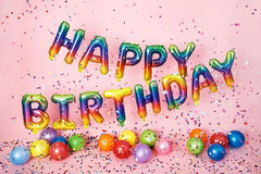 Rainbow Happy Birthday Foil Balloon - The Party Room