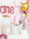 Pink Number 1 Crown Foil Balloon - The Party Room