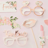 Floral Hen Party Photo Booth Props 10pk - The Party Room