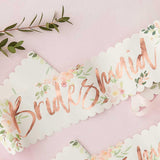 Floral Hen Party Bridesmaid Sashes 2pk - The Party Room