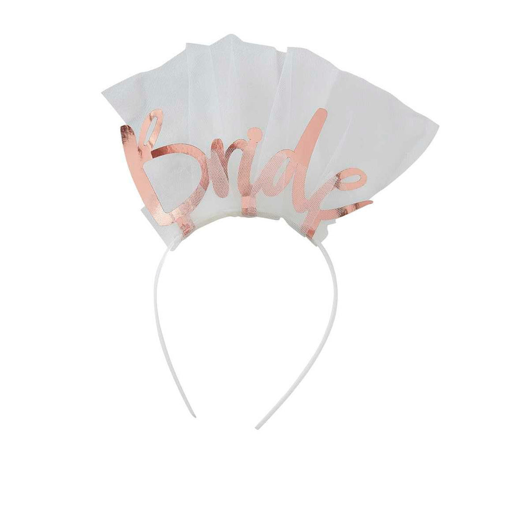 Bride To Be Hen Party Veil Headband - The Party Room