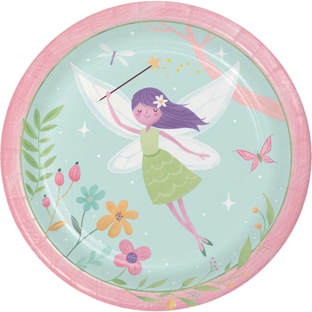 Fairy Forest Large Plates 8pk - The Party Room
