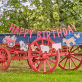 Farm Happy Birthday Bunting Decoration