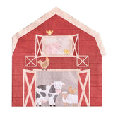 Barn Shaped Farm Party Napkins 16pk - The Party Room