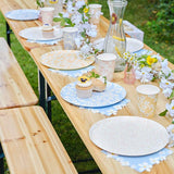 Spring Floral Paper Plates 8pk