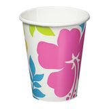 Summer Hibiscus Cups 8pk - The Party Room