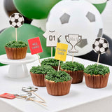 Football Cupcake Toppers 12pk - The Party Room
