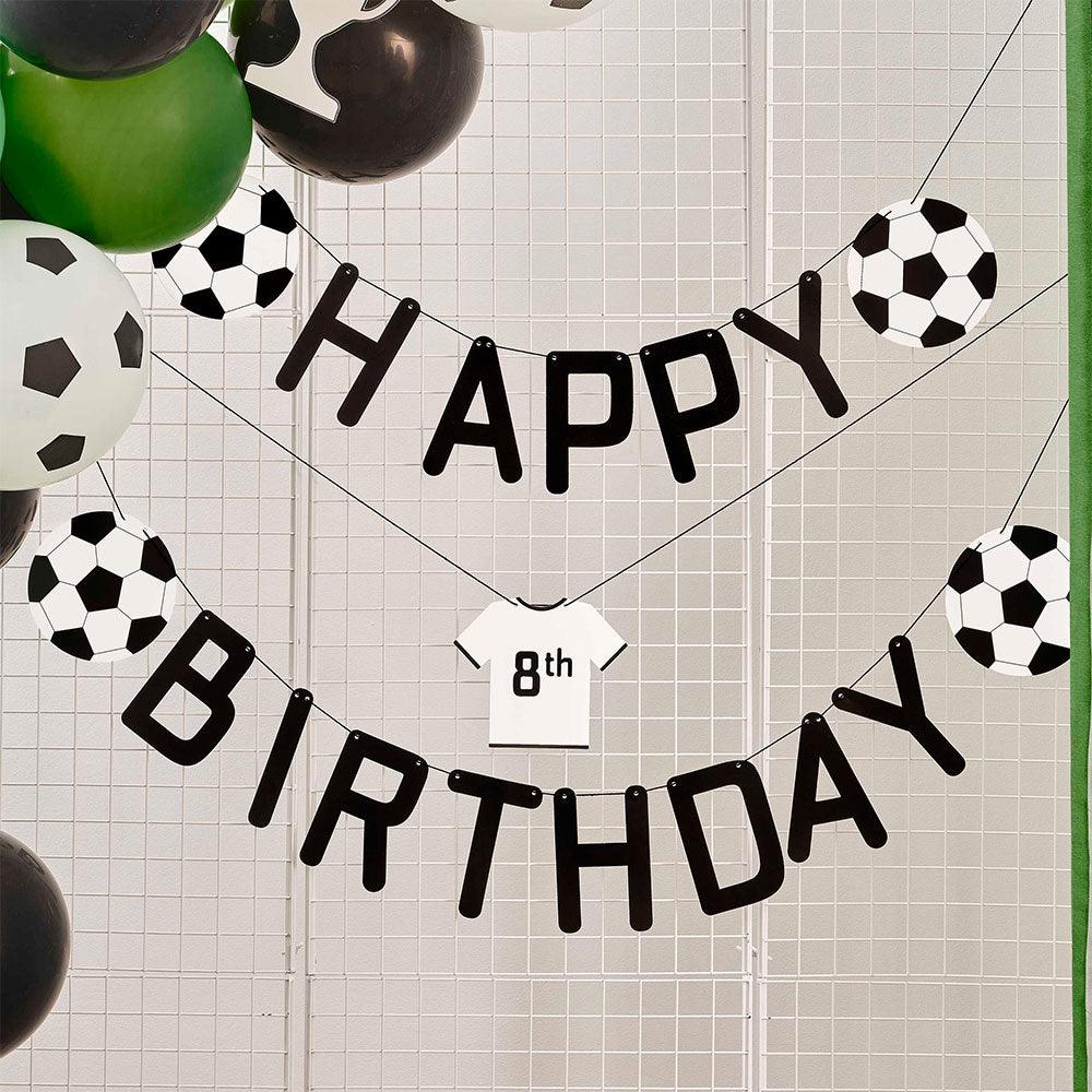 Football Customisable Happy Birthday Bunting - The Party Room