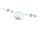 Iridescent Mermaid Garland - The Party Room