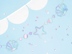 Iridescent Mermaid Garland - The Party Room