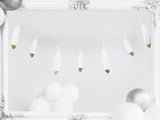 White Feather Garland - The Party Room
