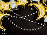 Silver Stars Garland - The Party Room