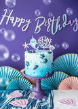 Iridescent Happy Birthday Banner - The Party Room