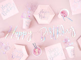 Iridescent Happy Birthday Banner - The Party Room