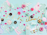 Gold Lalala Llama Banner - The Party Room