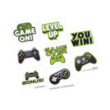 Level Up Gaming Tattoos 8pk
