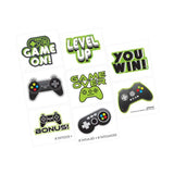 Level Up Gaming Tattoos 8pk - The Party Room