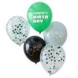 Game On Confetti Balloon Bundle 5pk - The Party Room