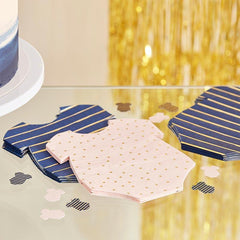 Baby Shower Onesie Napkins 16pk - The Party Room