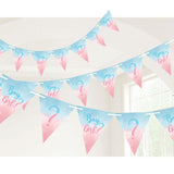 Gender Reveal Pennant Banner - The Party Room