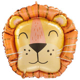 Large Lion Head Foil Balloon - The Party Room
