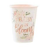 Baby in Bloom Floral Cups - The Party Room