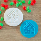 Gingerbread House Fondant Stamp