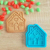 Gingerbread House Cookie Cutter & Fondant Stamp - The Party Room